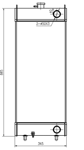 RADIATOR 418-03-31113 4180331113 for Komatsu WA200-5 Wheel