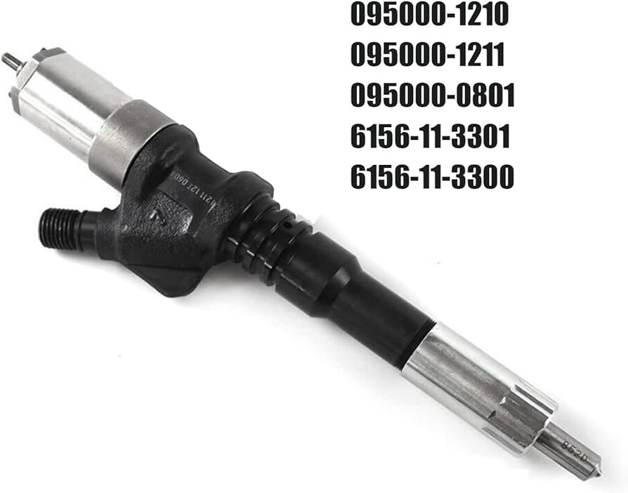 Komatsu PC400-7 S6D125 Injector 095000-1211 /6156-11-3300