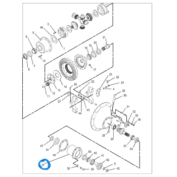 1G7500 Cage & Cup Assembly for CAT Road Reclaimers