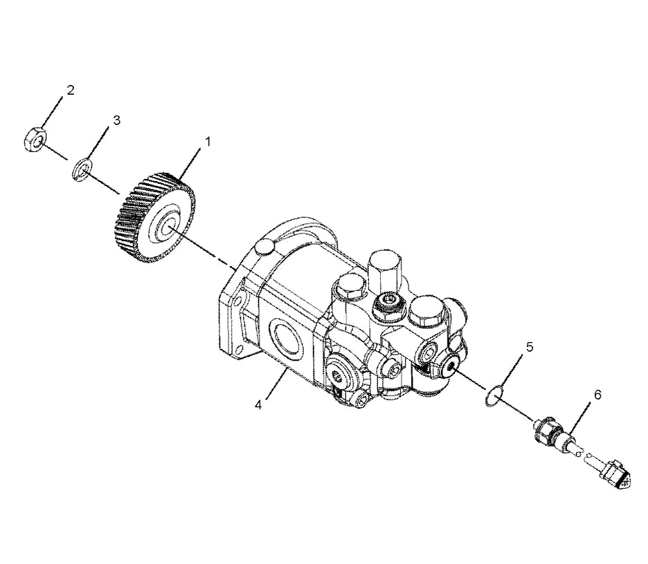 Gear Pump 262-2875 2622875 for Caterpillar 928G 924G 924GZ