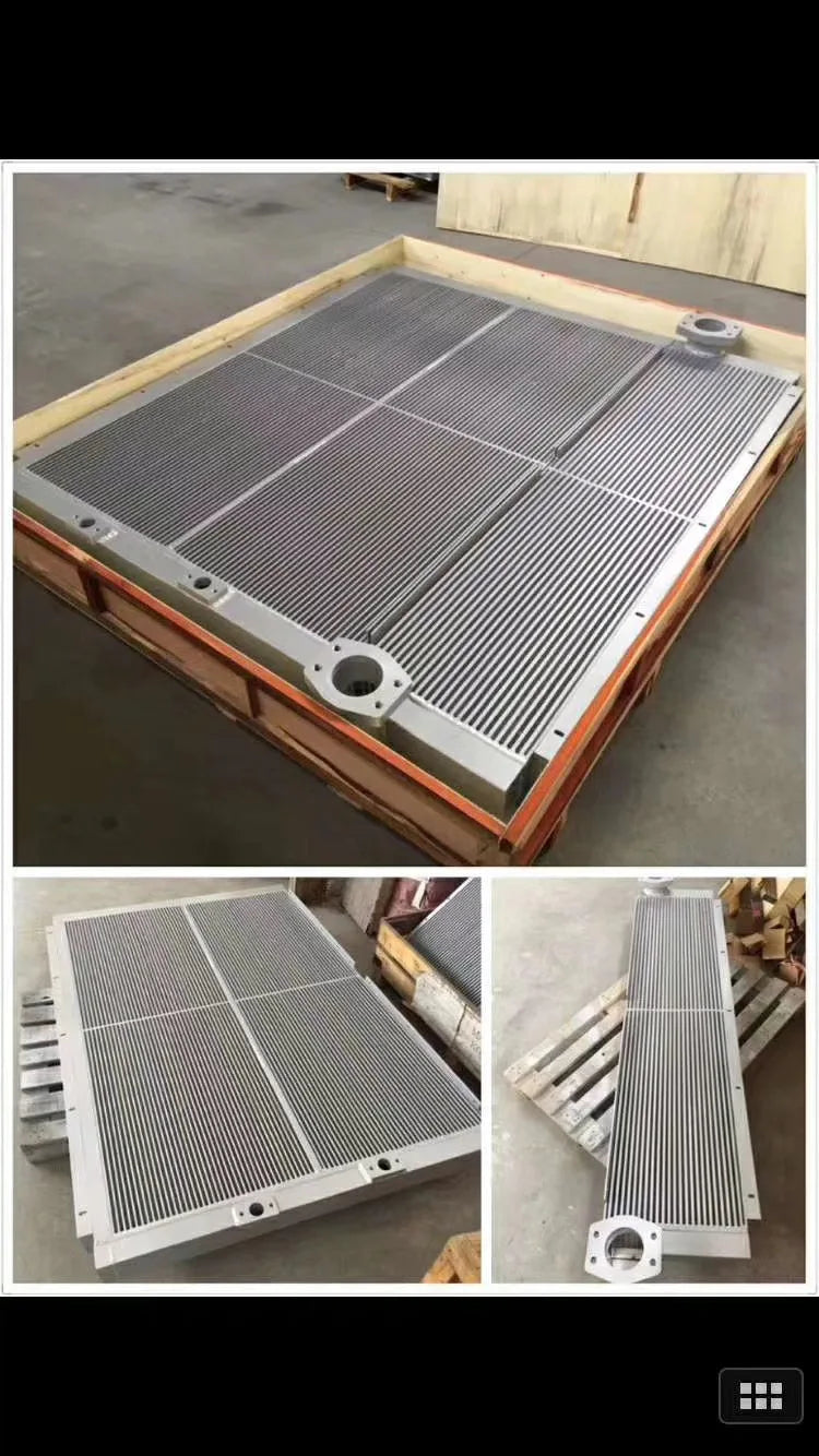 Atlas Air Compressor Aluminum Oil Cooler Radiator 1613836402