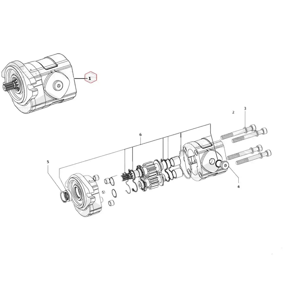 Hydraulic Pump 11801938 VOE11801938 - Volvo ECR38 Excavator