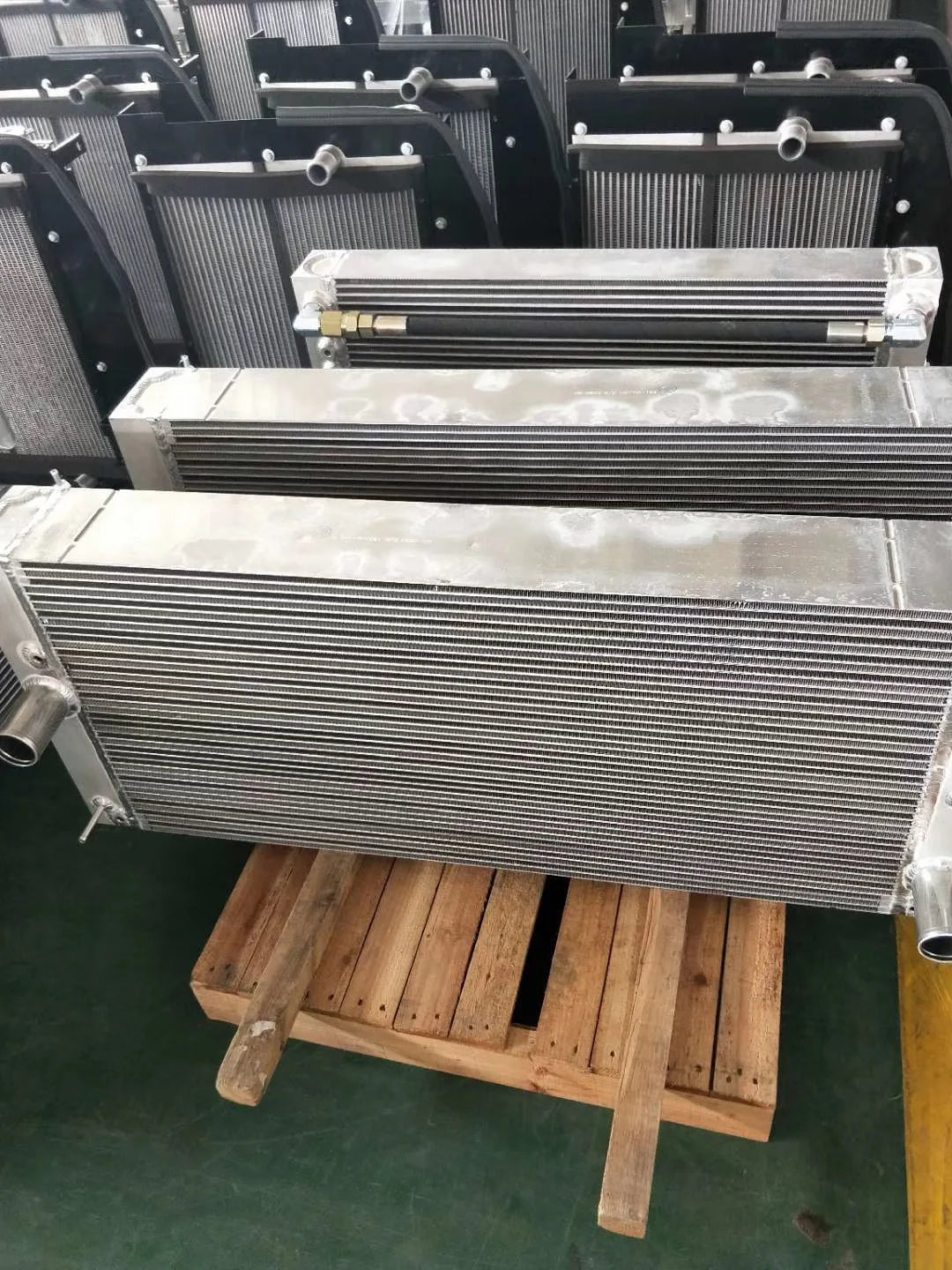 Atlas Air Compressor Aluminum Oil Cooler Radiator 1613836402