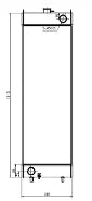 Radiator 20Y-03-41651/ 1771-040-8010 for Komatsu PC230NHD-8K
