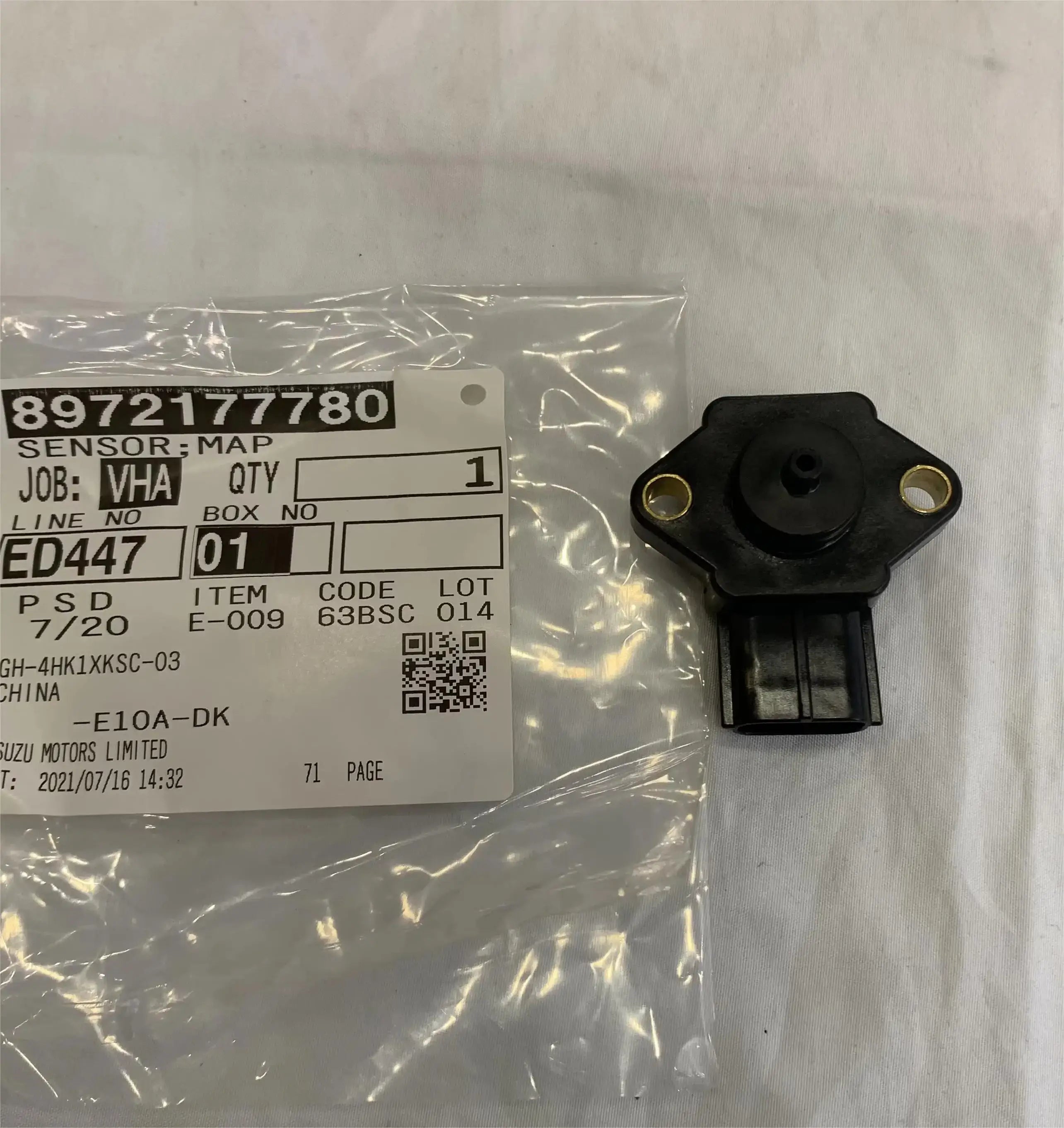 Air Pressure Sensor 8-97217778-0 for HITACHI Excavators