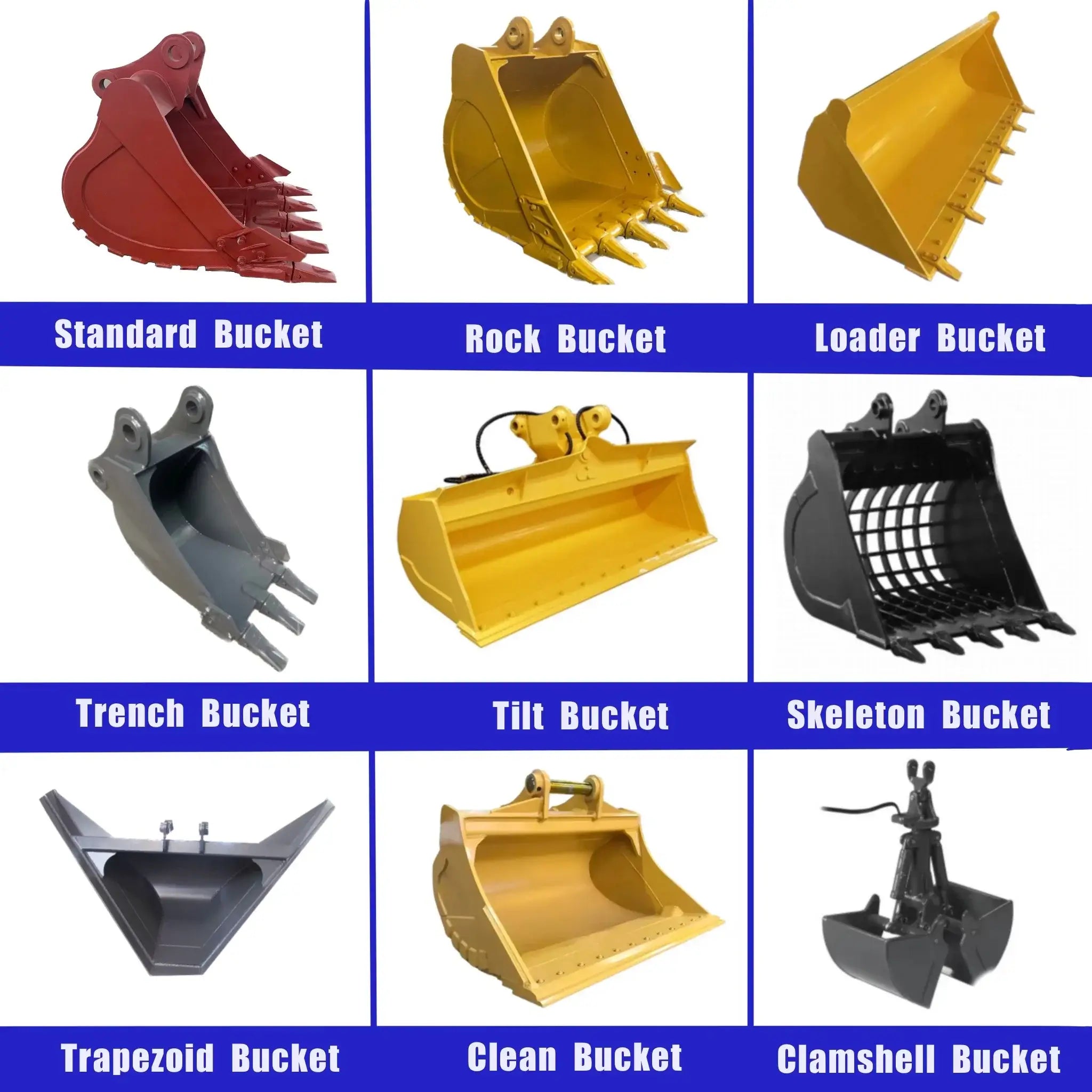 5 Ton Trenching Bucket for Hitachi ZX55U Excavator