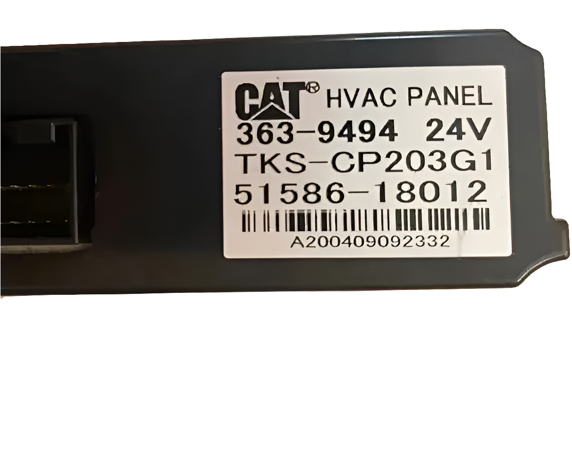 HVAC Panel 363-9494 for Cat E330E E349E E374F E390F E336F