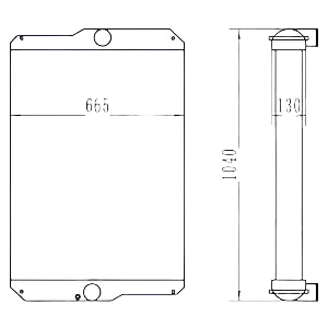 Radiator Core 256-5310 2565310 for CAT 950H Wheel Loaders