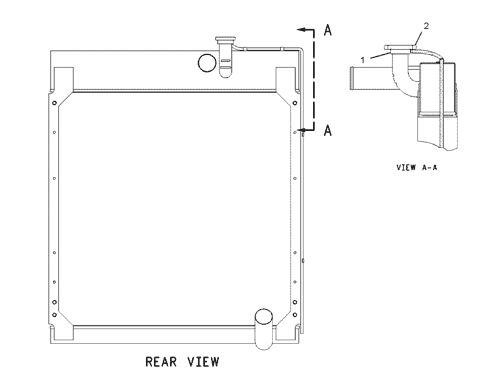 Radiator 7C-1420 187-4480 185-7980 for CAT 160H Grader