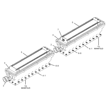 Radiator Cooler 210-2590 2102590 for Cat 793C, 793D Trucks