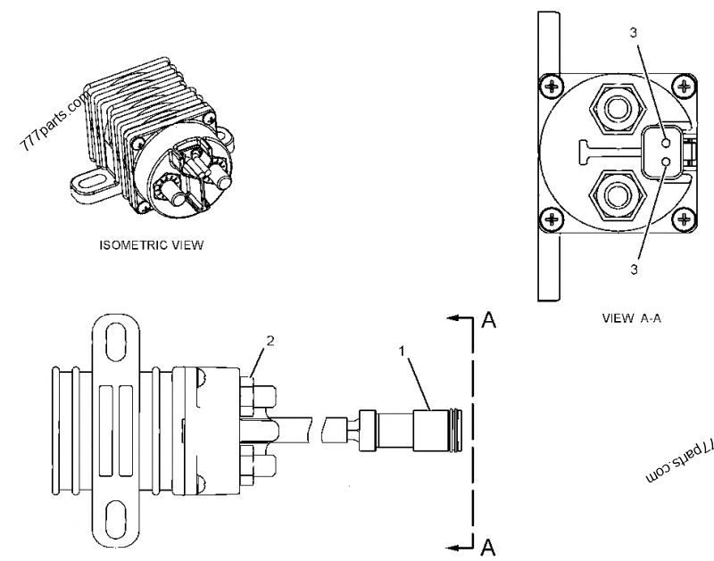 Magnetic Switch Relay 241-8368 2418368 For CAT 914G Loaders