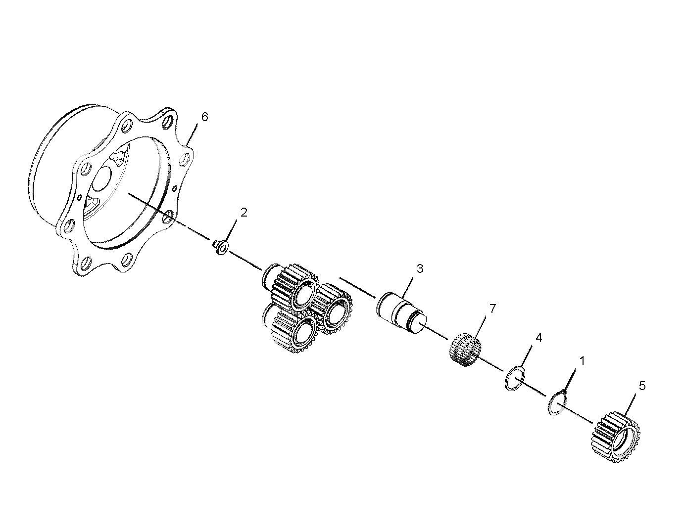 Planetary Final Drive 210-5924 2105924 for CAT 432E, 422E