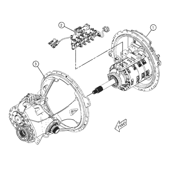 Transmission Assembly 394-2664 3942664 - Caterpillar DN6