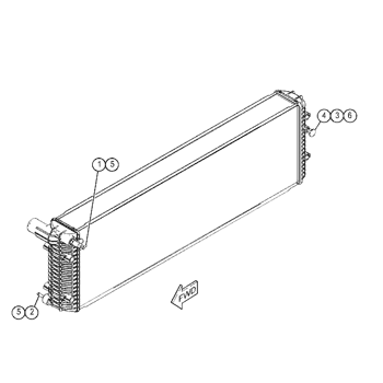 Radiator Core 475-6622 4756622 for CAT E345GC Excavator