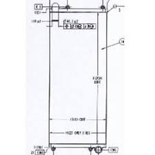Radiator 475-6623 4756623 for CAT 345GC, 336, 340 Excavators