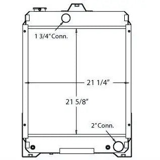 Radiator 8N-4078 8N4078 - CAT Engine 3204, D3B, D3C Dozers