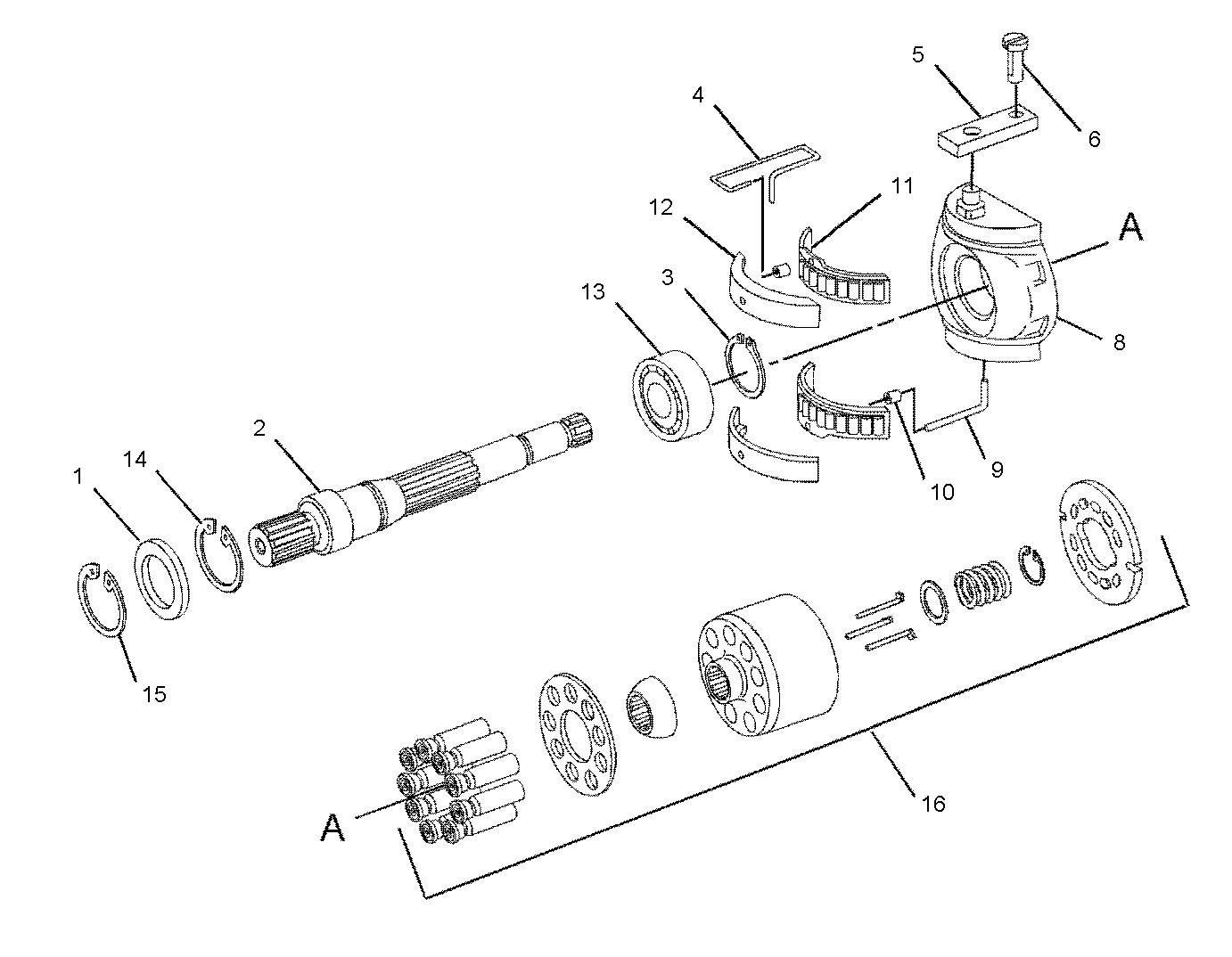 Shaft 0358038 CA1914522 191-4522 1914522 for Caterpillar