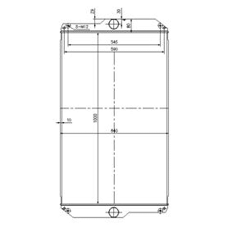 Radiator Panel 1381-639-8020 for Hitachi EX1200-6 Excavators