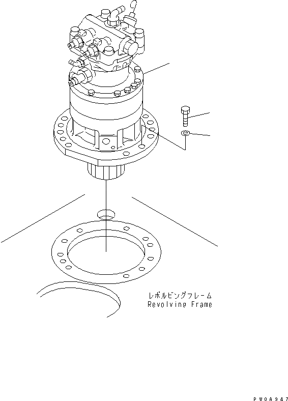 Swing Reduction Gearbox 201-26-00060 for Komatsu PC60 PC60-7