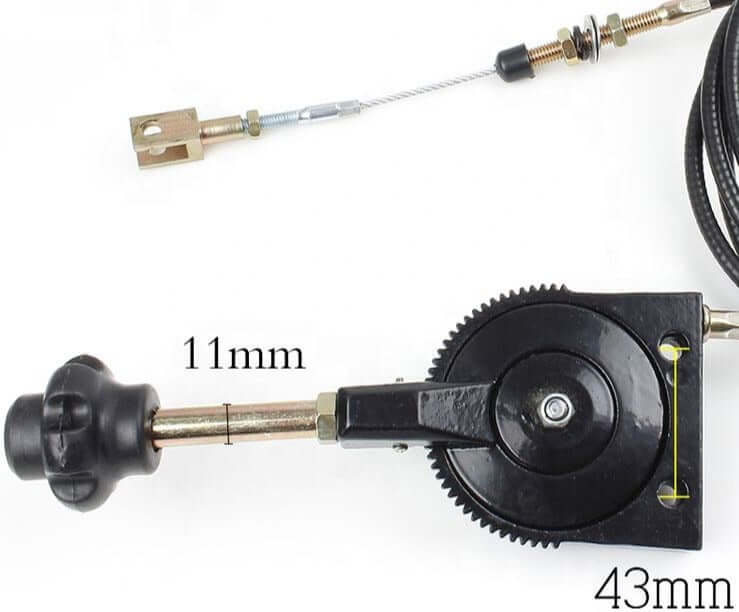 Manual Hand Throttle Controller Cable Excavator Parts Accelerator Cable For Excavator