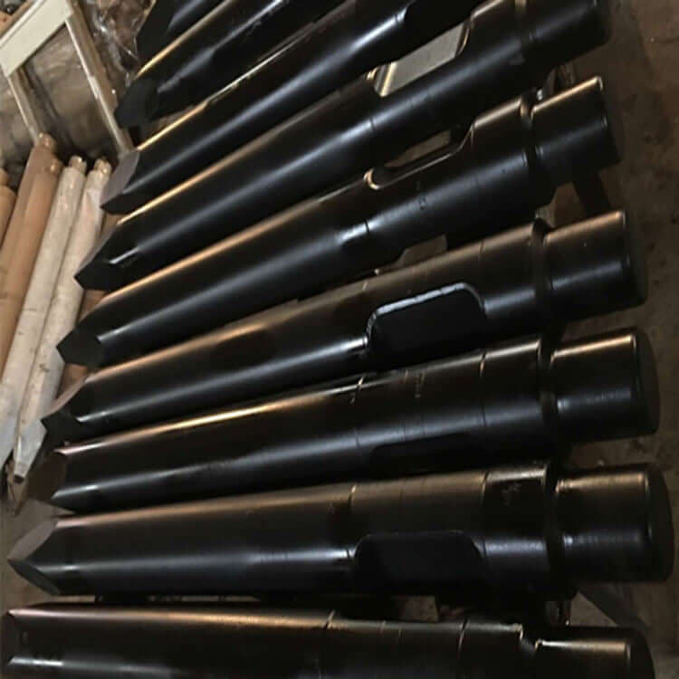 Moil Point Hydraulic Rock Breaker Chisel Hammer - Excavators