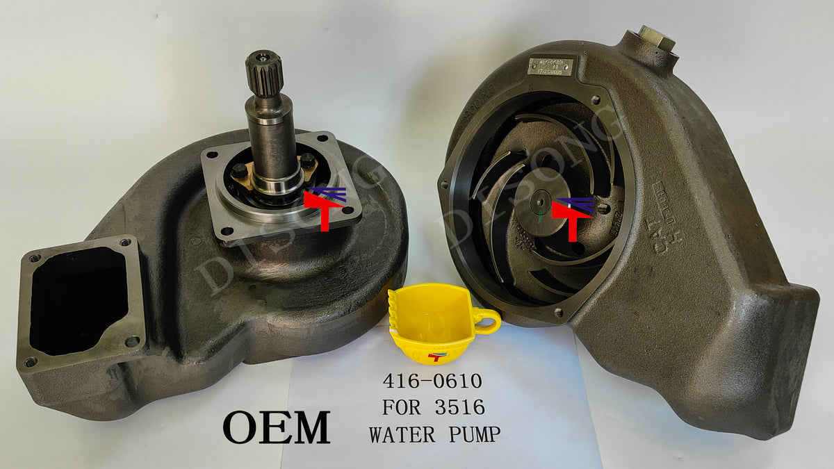 Water pump 212-8177 416-0610 for CAT Dumptruck 777D generator set buildozer  D11N engine 3508B 3512 3512B 3512C 3516