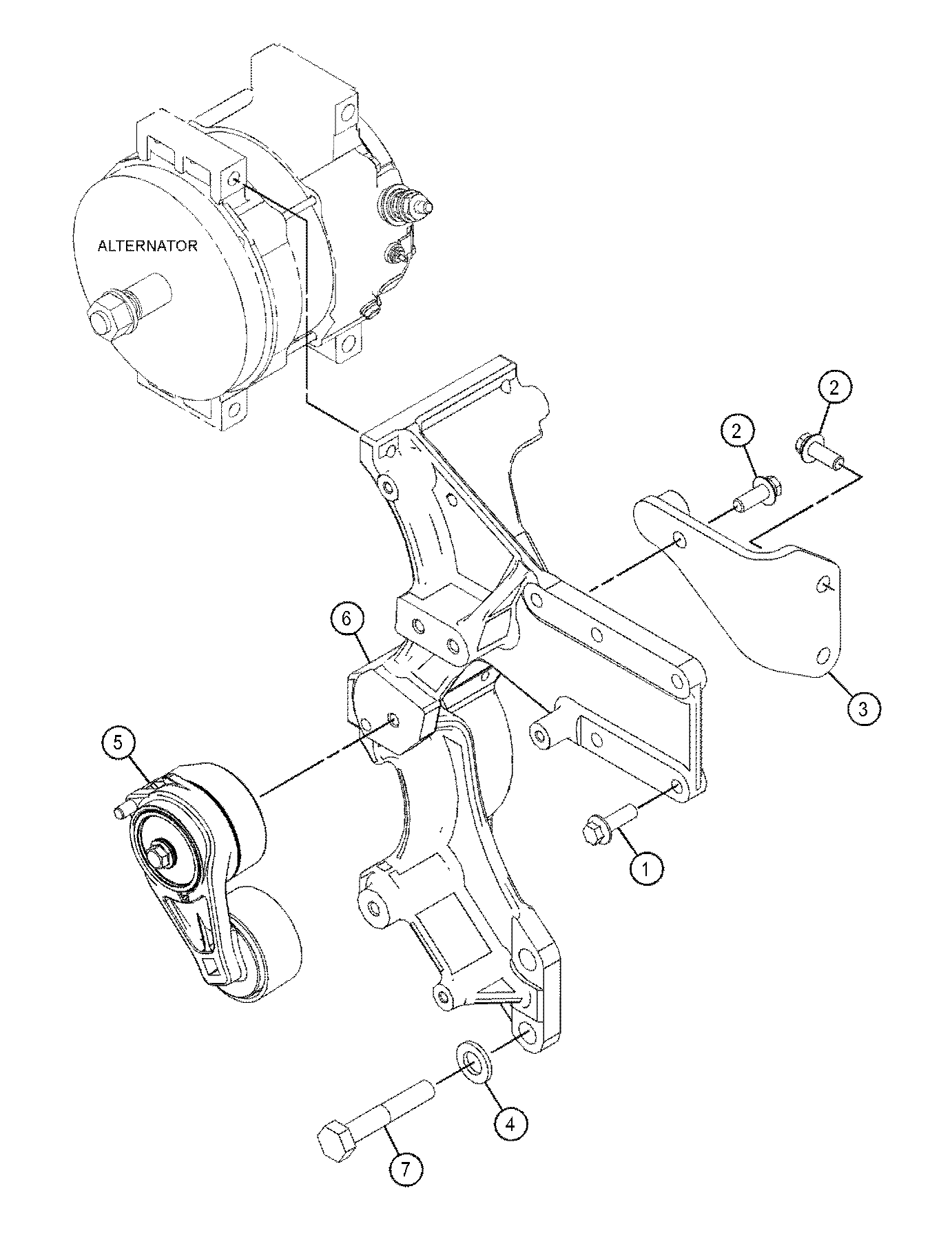 Belt Tensioner 377-9087 APV3088 Cat C4.4 Engine 312D 313D