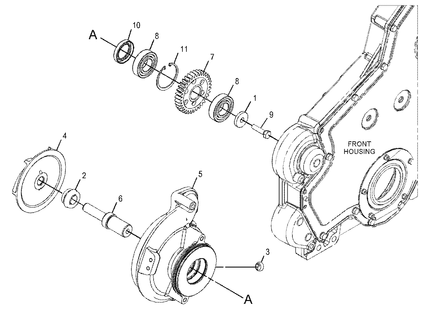 Engine Water Pump 223-9145 for CAT C11 C13 – Cooling System