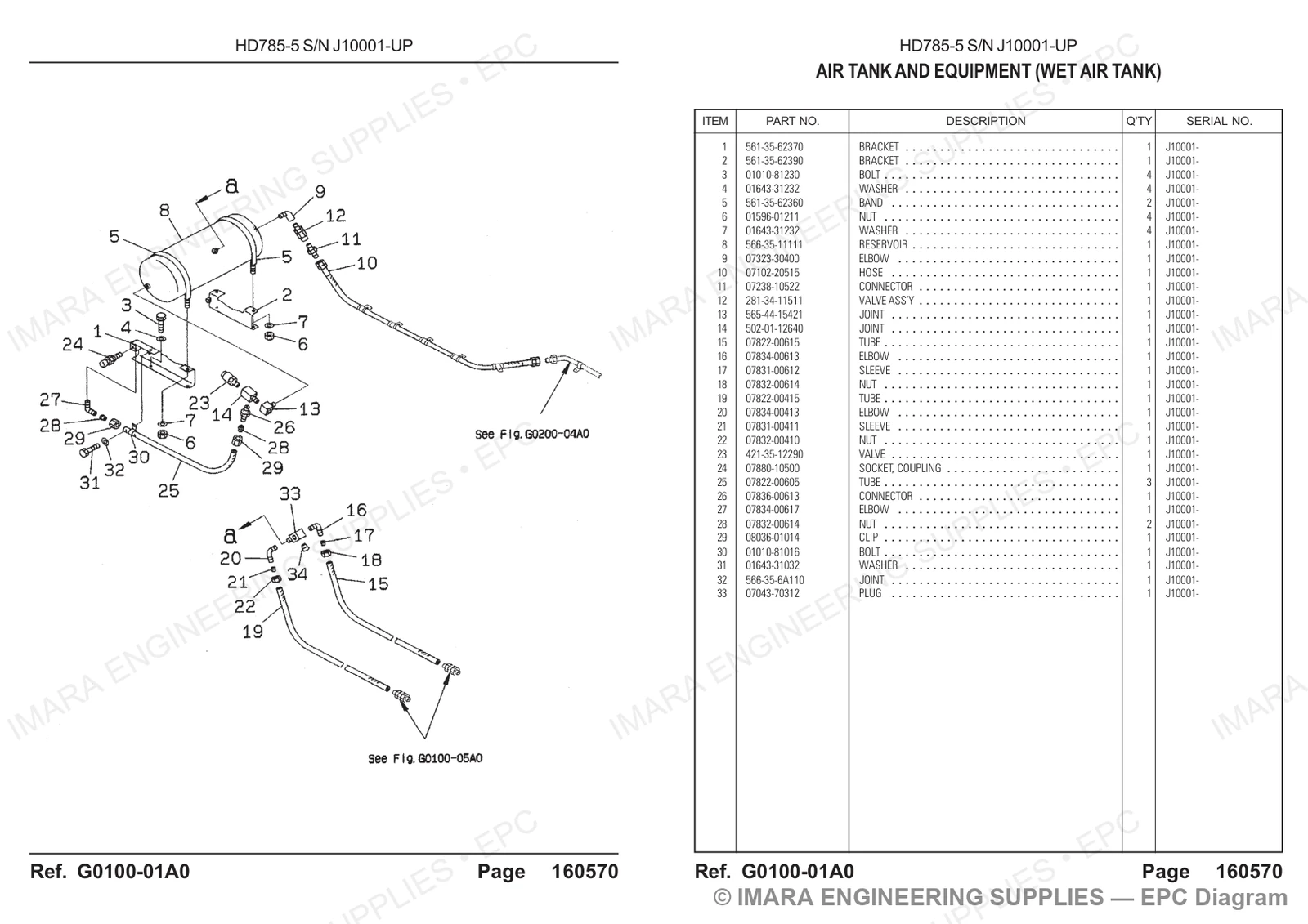 Komatsu HD785-5 Parts Diagram
