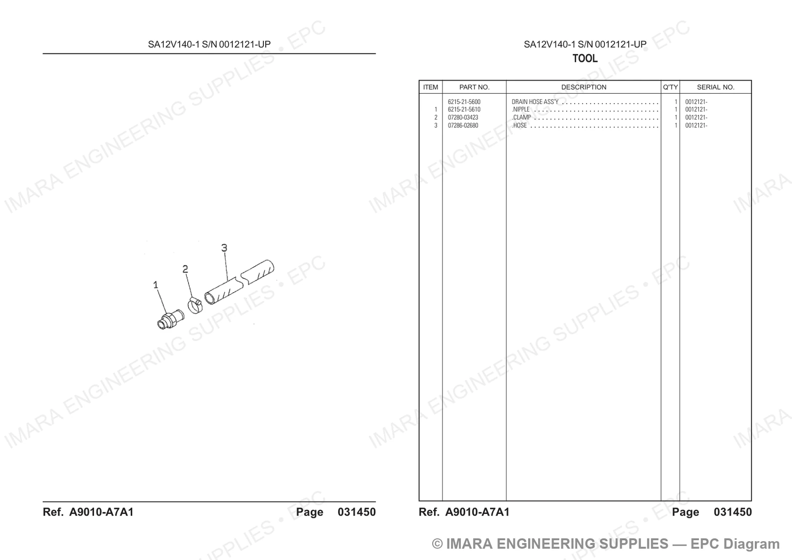 Komatsu HD785-5 Parts Diagram