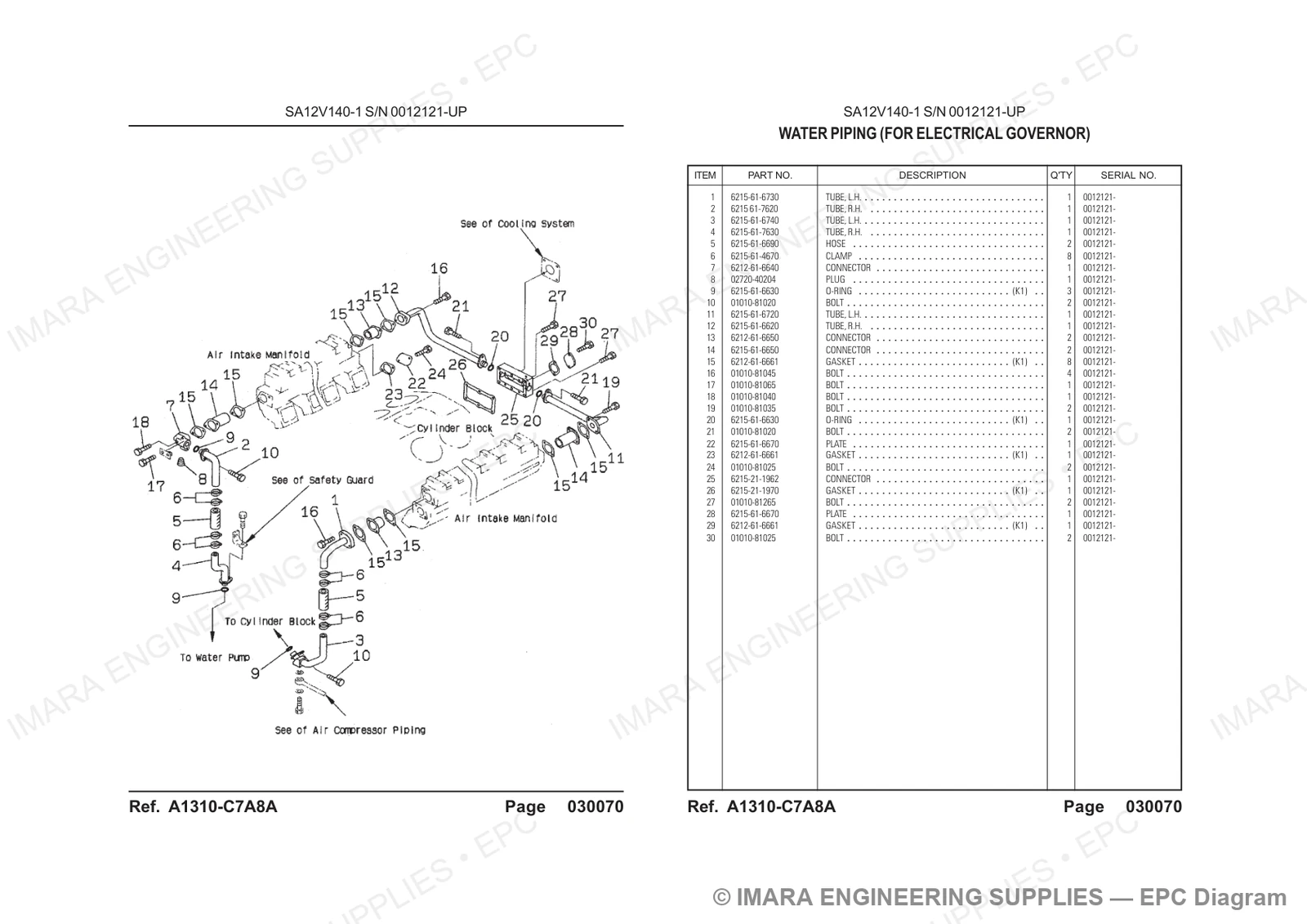 Komatsu HD785-5 Parts Diagram