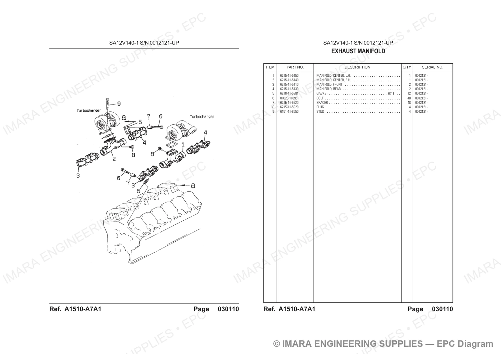 Komatsu HD785-5 Parts Diagram