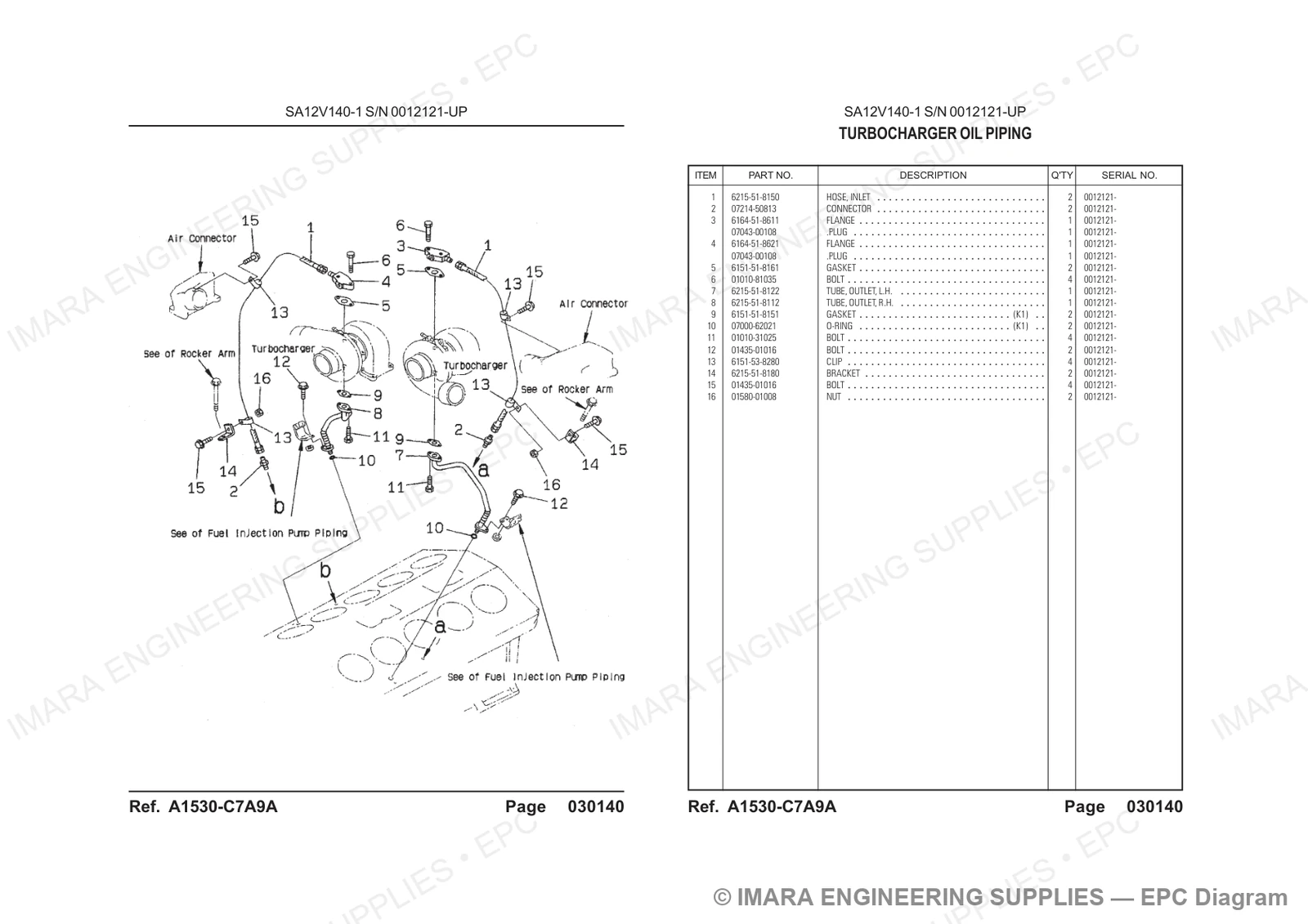 Komatsu HD785-5 Parts Diagram