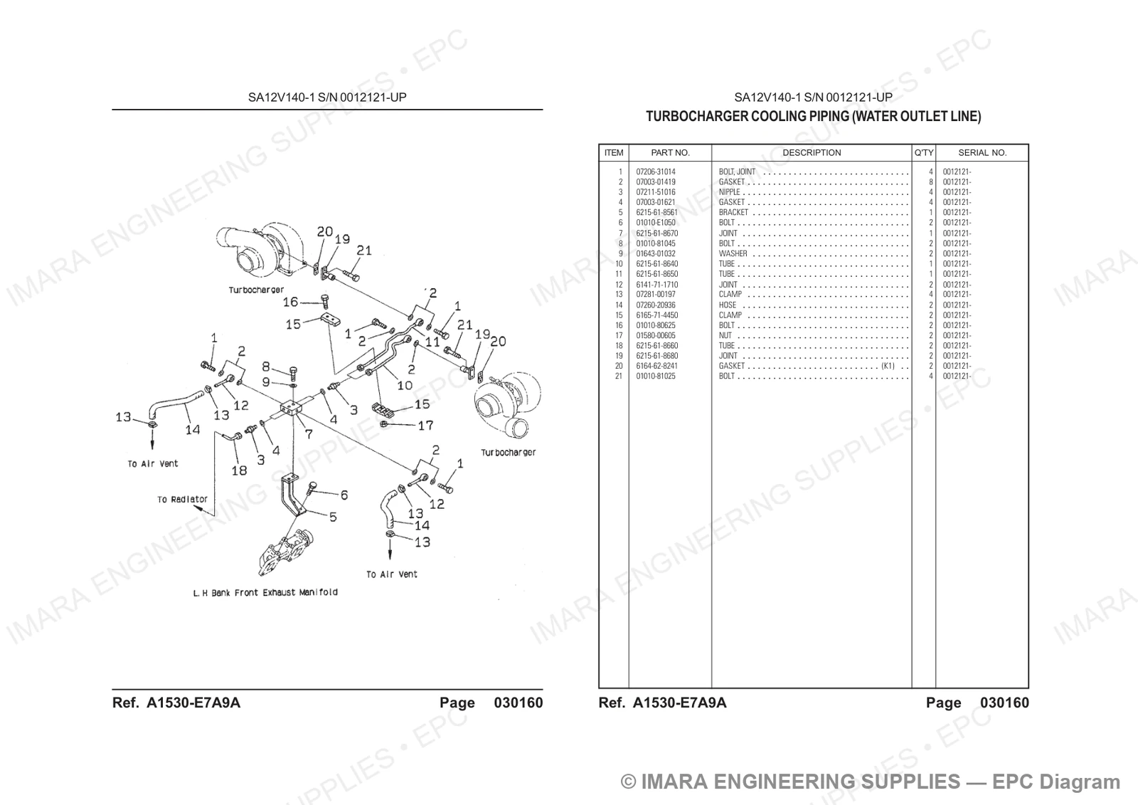 Komatsu HD785-5 Parts Diagram
