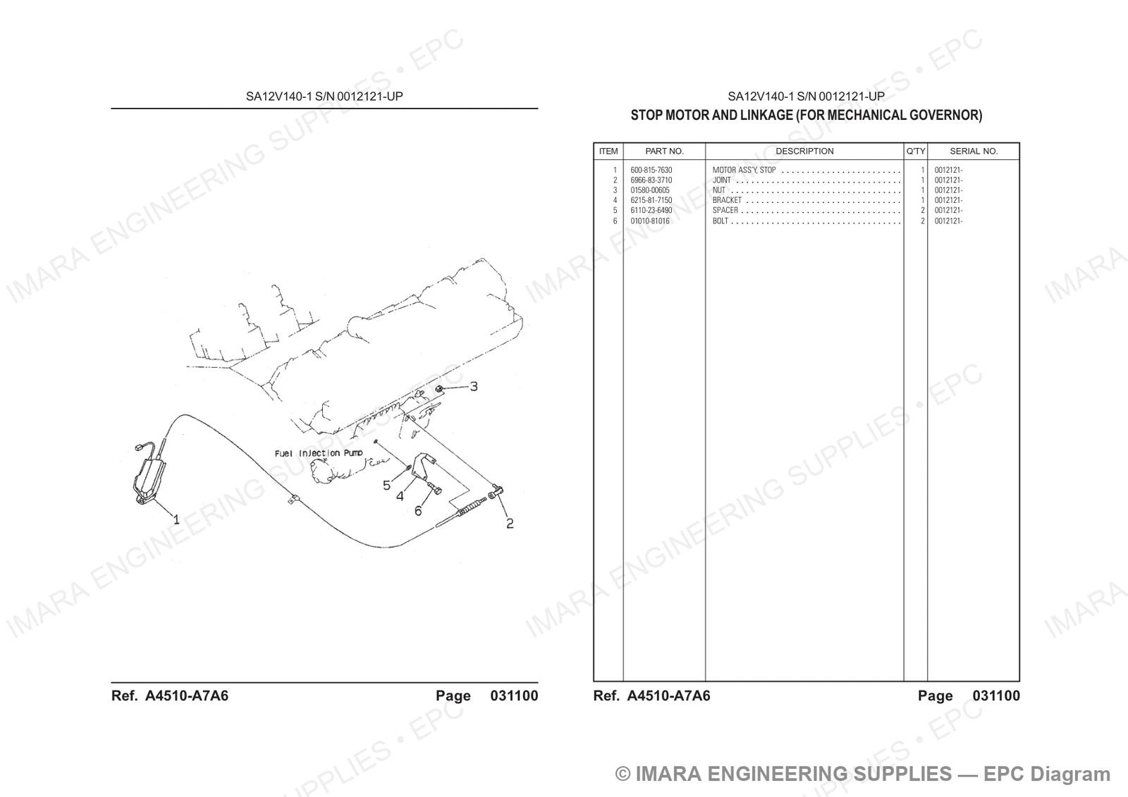 Komatsu HD785-5 Parts Diagram