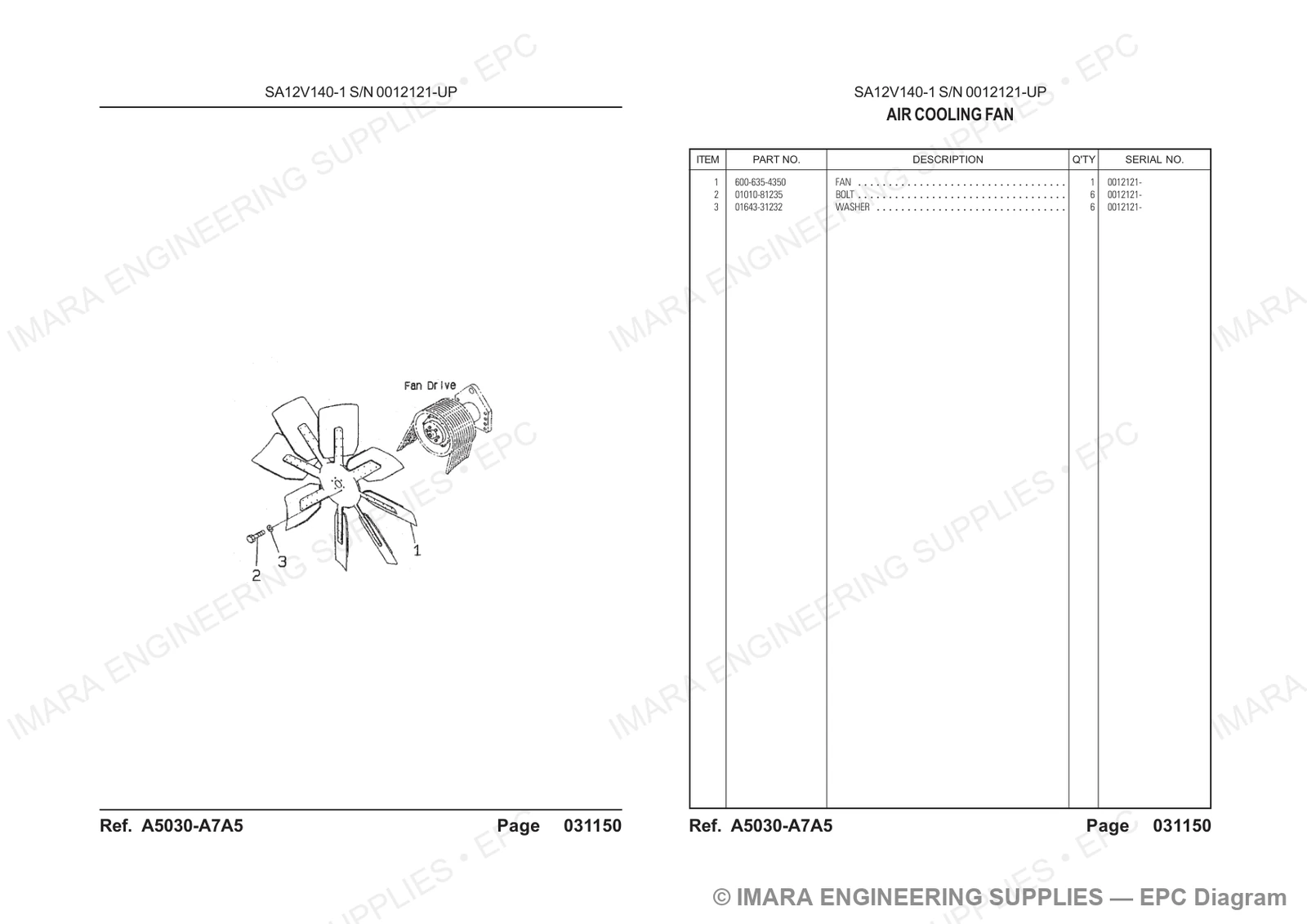 Komatsu HD785-5 Parts Diagram