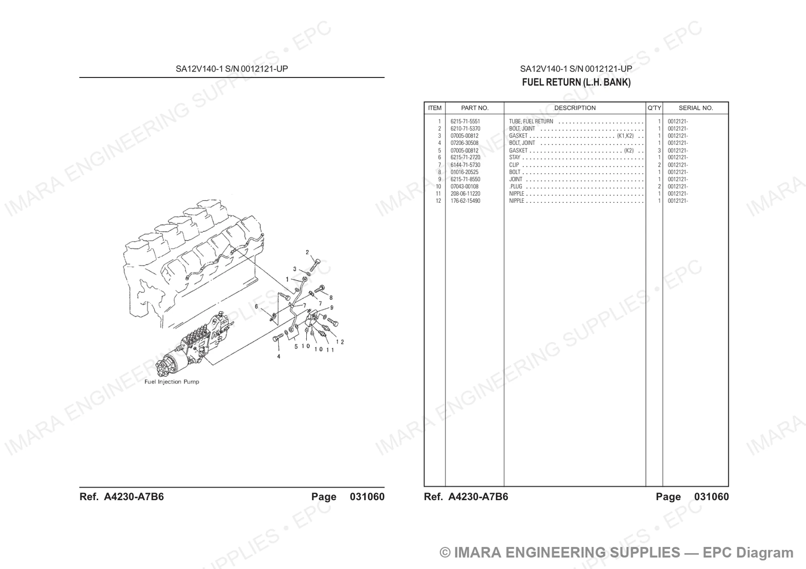 Komatsu HD785-5 Parts Diagram