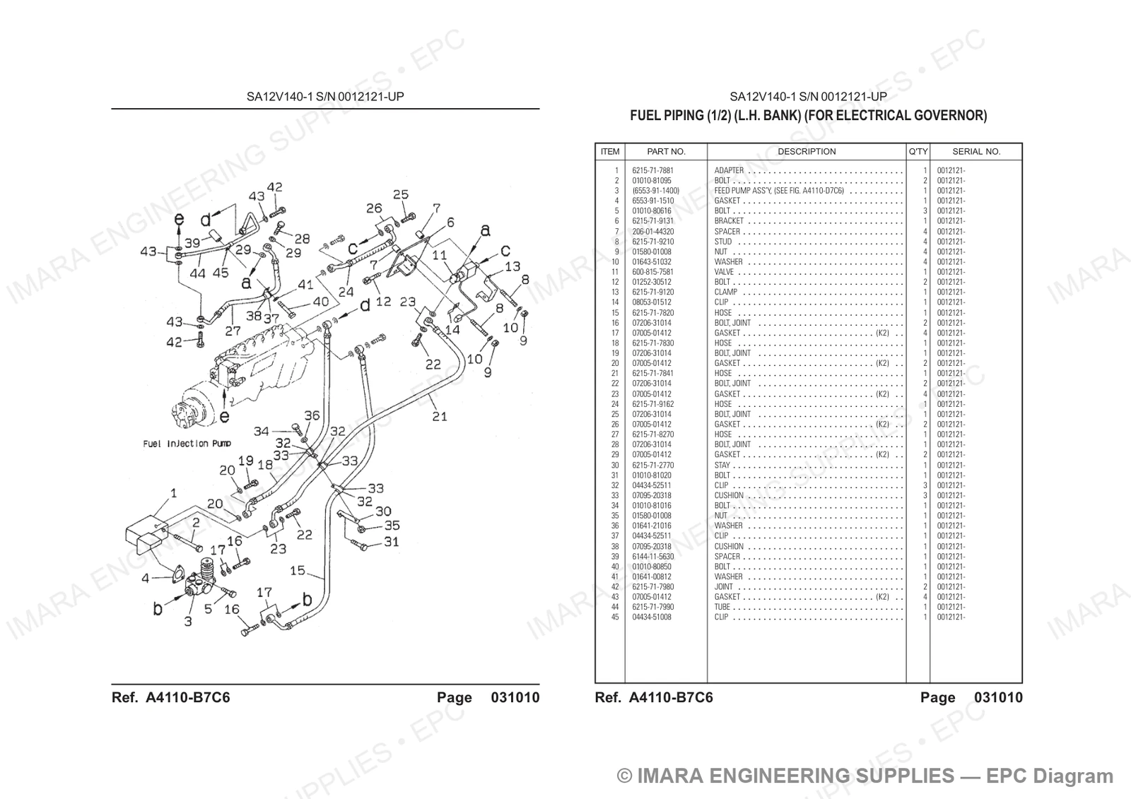 Komatsu HD785-5 Parts Diagram