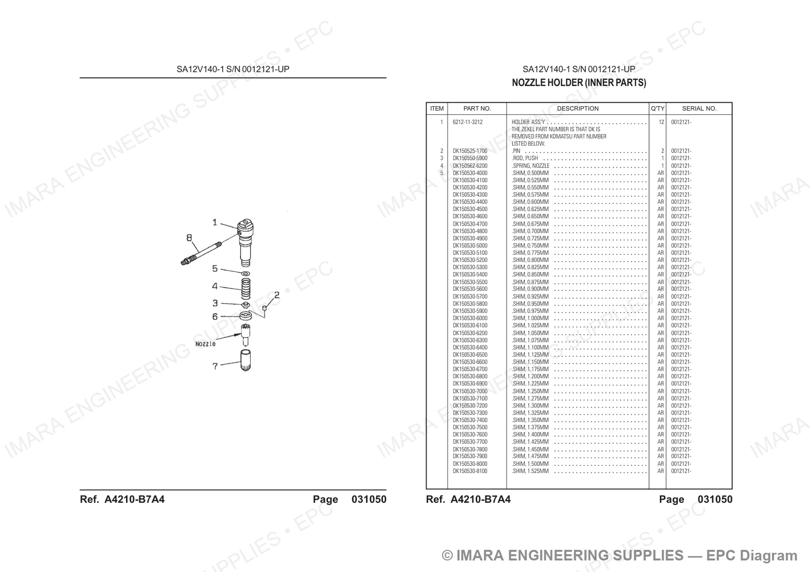 Komatsu HD785-5 Parts Diagram