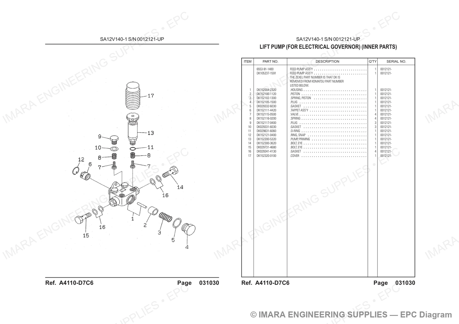 Komatsu HD785-5 Parts Diagram