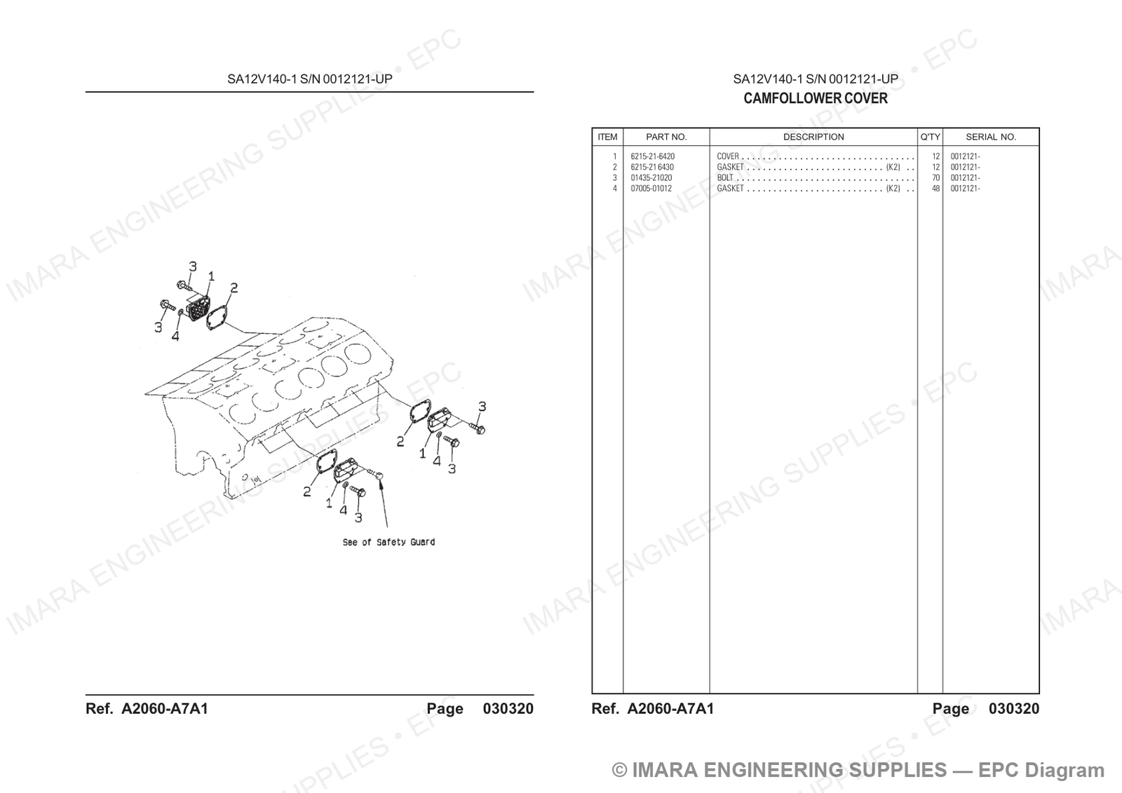 Komatsu HD785-5 Parts Diagram