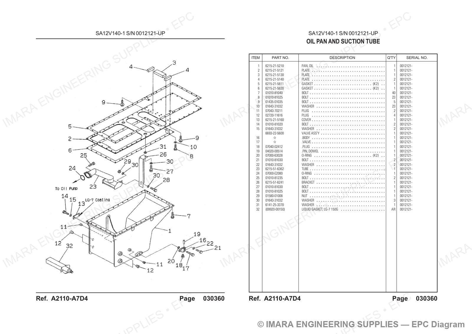 Komatsu HD785-5 Parts Diagram