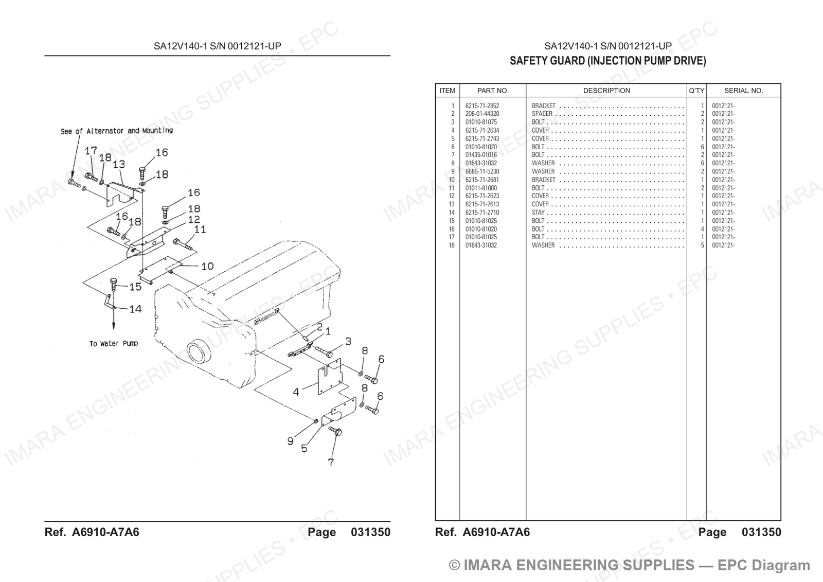 Komatsu HD785-5 Parts Diagram