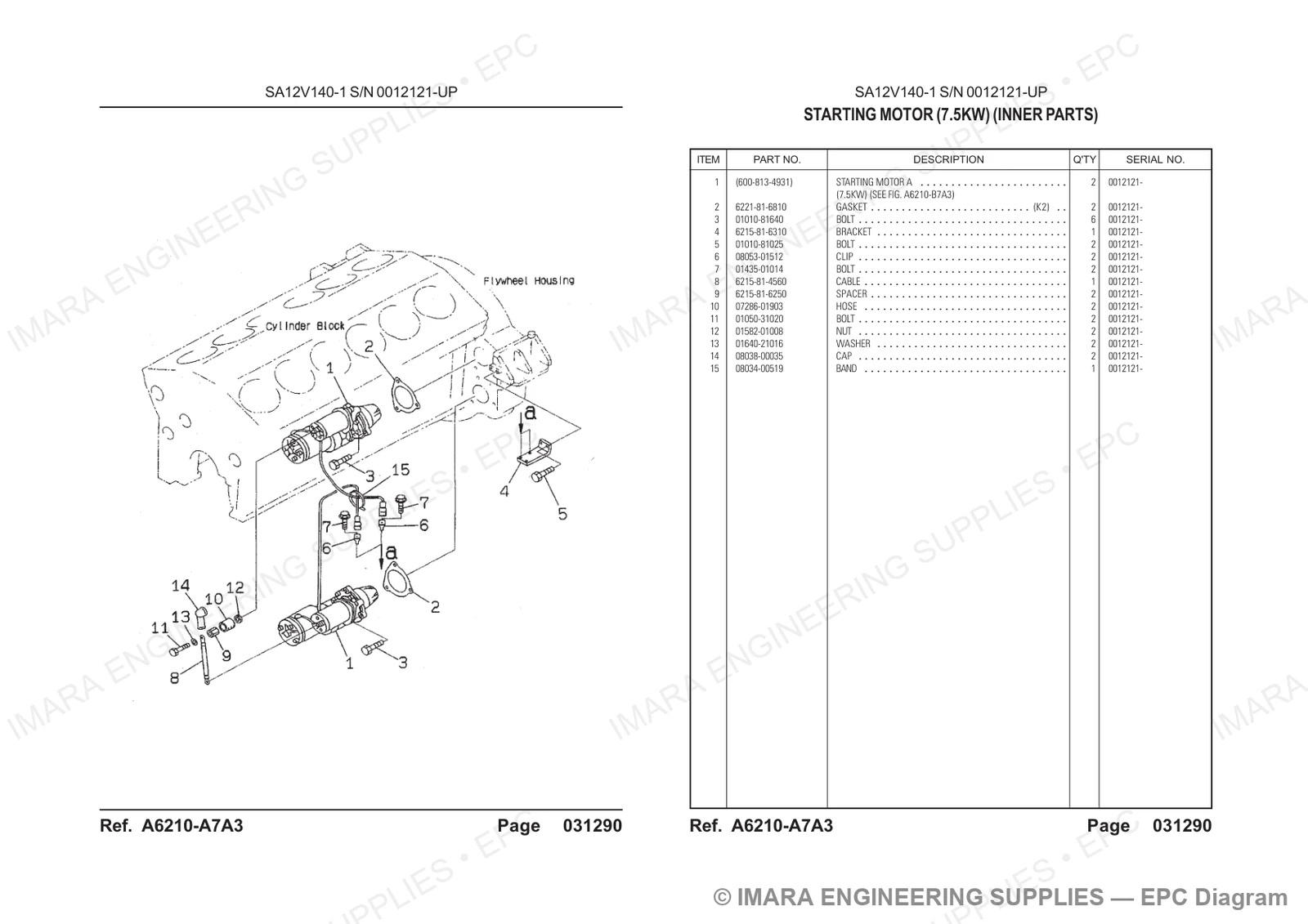 Komatsu HD785-5 Parts Diagram