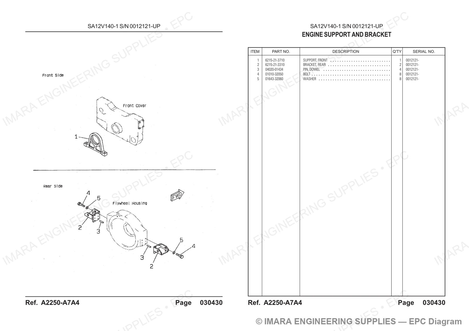 Komatsu HD785-5 Parts Diagram