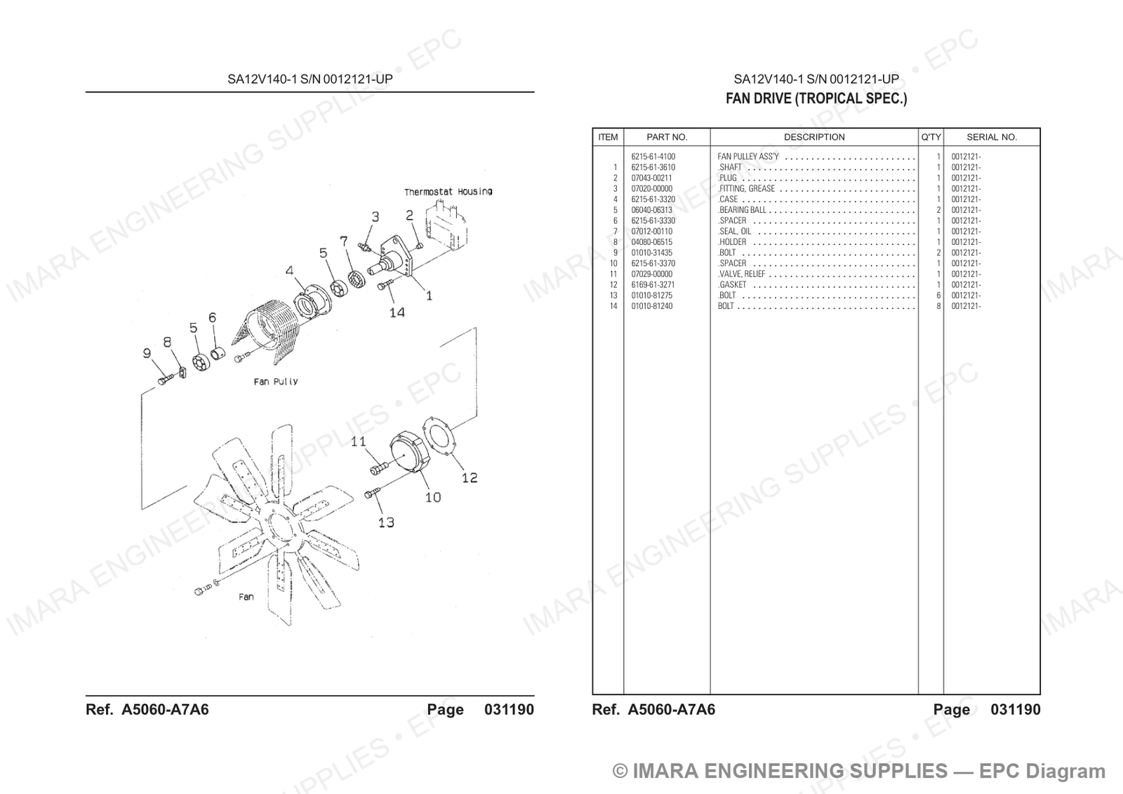 Komatsu HD785-5 Parts Diagram