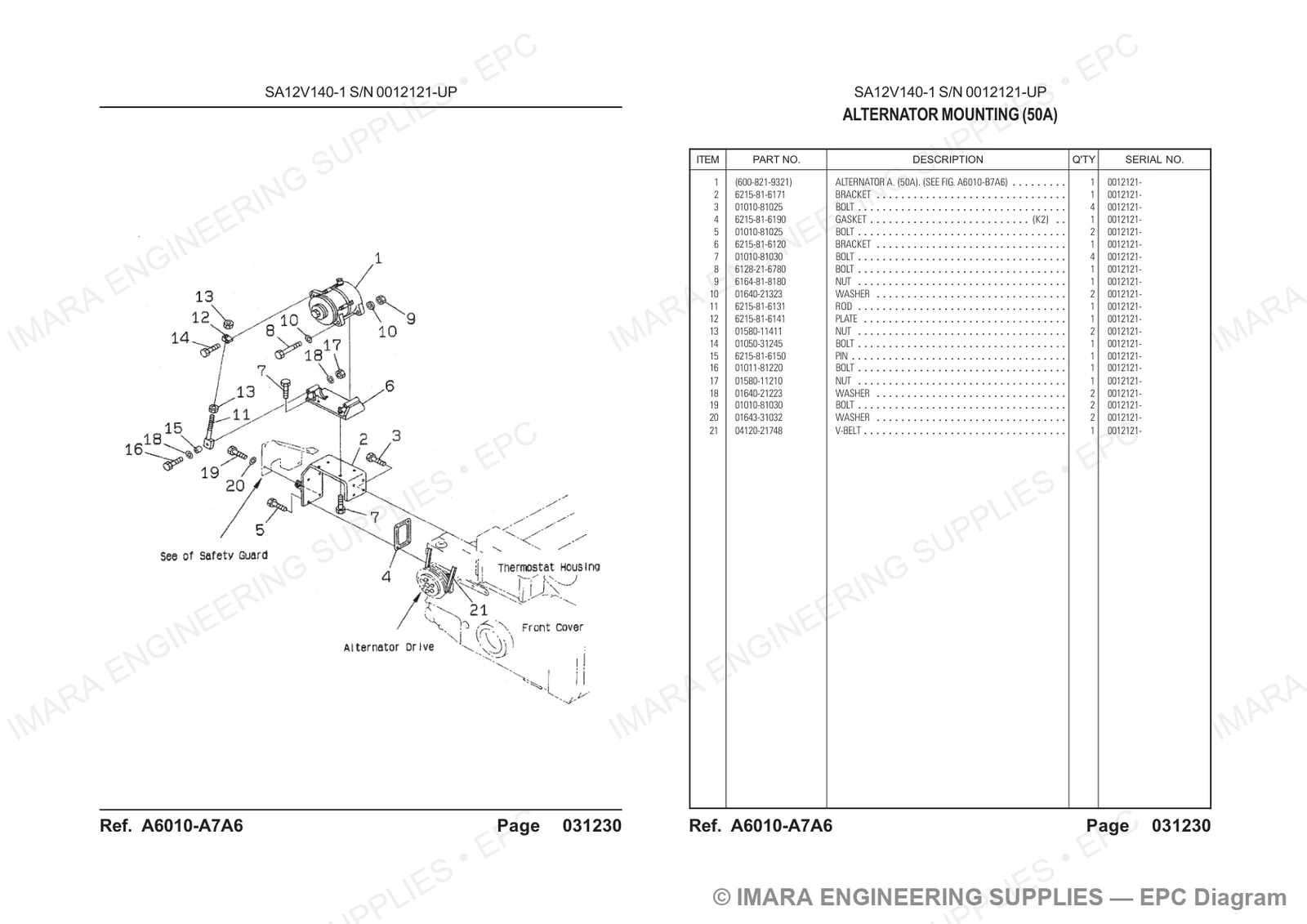 Komatsu HD785-5 Parts Diagram