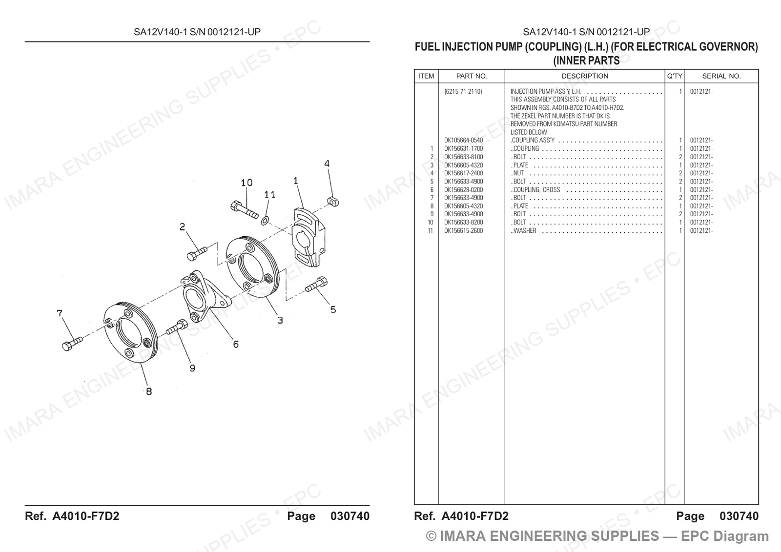 Komatsu HD785-5 Parts Diagram