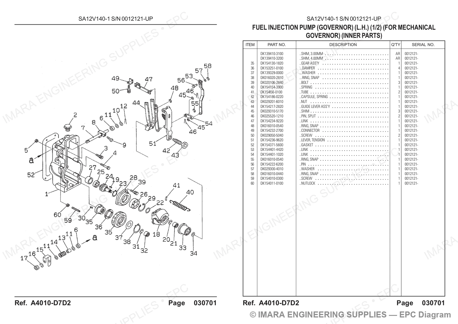 Komatsu HD785-5 Parts Diagram