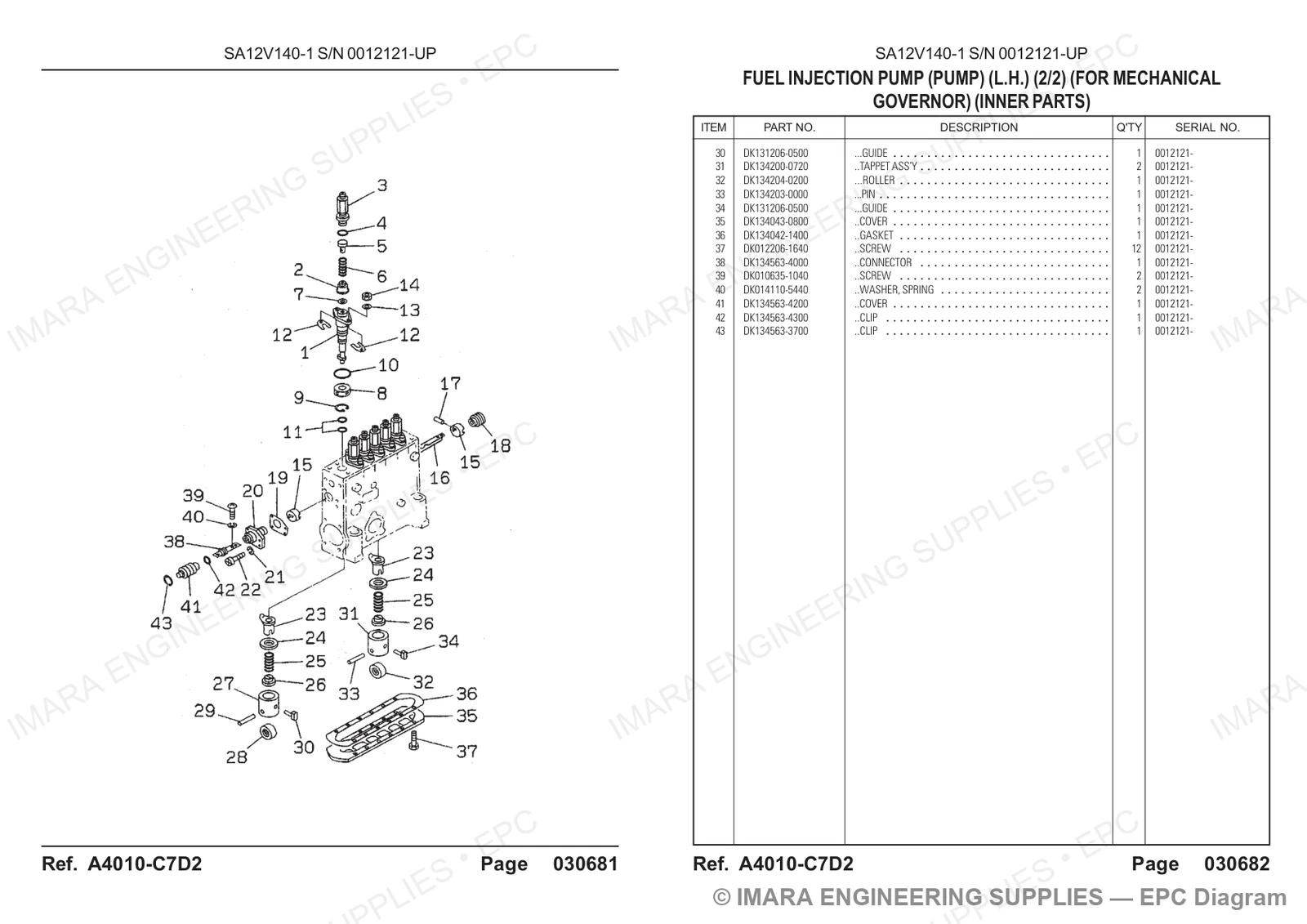 Komatsu HD785-5 Parts Diagram